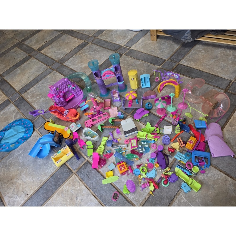 Huge Lot Of Polly Pocket  Clothes Shoes Accessories! Over‎ 150 Peaces!!! - Picture 6 of 11